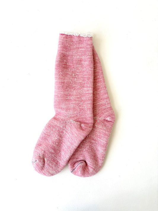 ROTOTO DOUBLE FACE CREW IN PINK SIZE MEDIUM