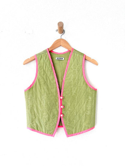 BATSHEVA QUILTED VEST SIZE 6