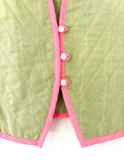 BATSHEVA QUILTED VEST SIZE 6