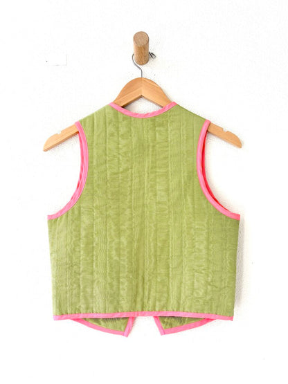 BATSHEVA QUILTED VEST SIZE 6