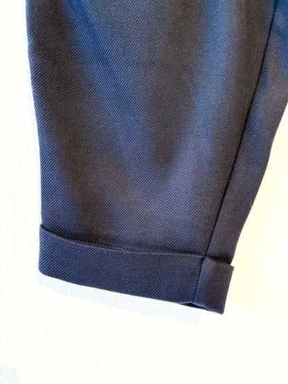 CORDERA COTTON WOOL TAPERED TROUSERS