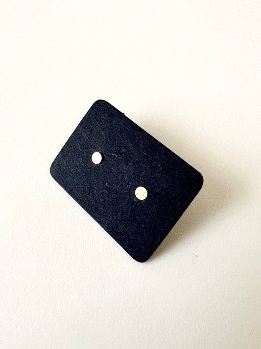 KATHLEEN WHITAKER 14K TINY CIRCLE STUDS