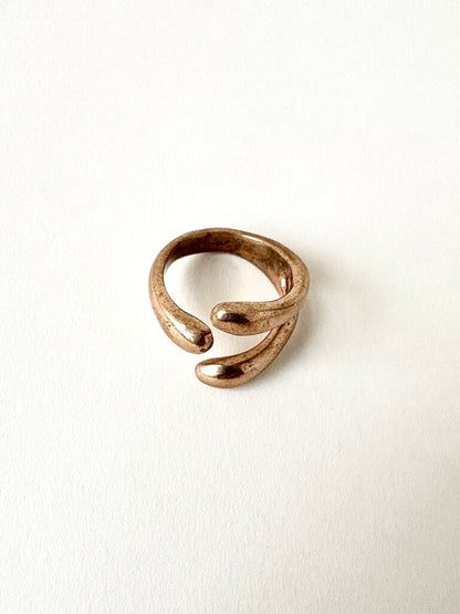 MONICA CASTIGLIONI BRONZE 'A ABBRACCI' RING SIZE 6.5