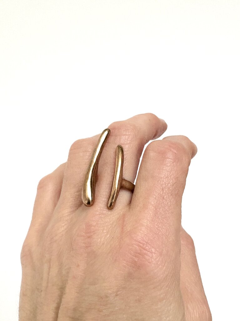MONICA CASTIGLIONI 'A-BAMBOO' RING SIZE 6