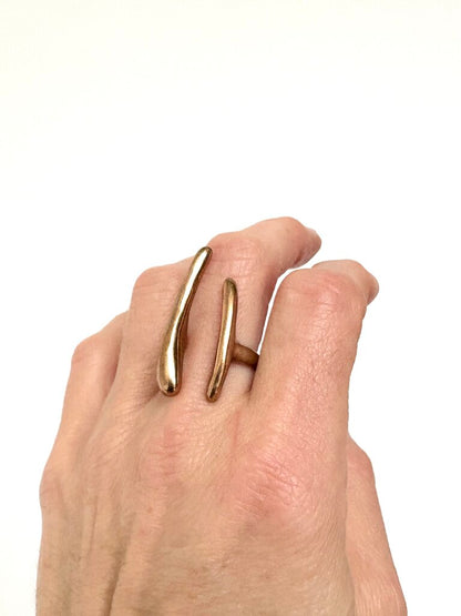 MONICA CASTIGLIONI 'A-BAMBOO' RING SIZE 6