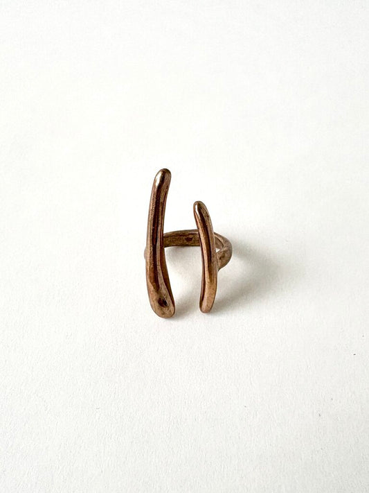 MONICA CASTIGLIONI 'A-BAMBOO' RING SIZE 6