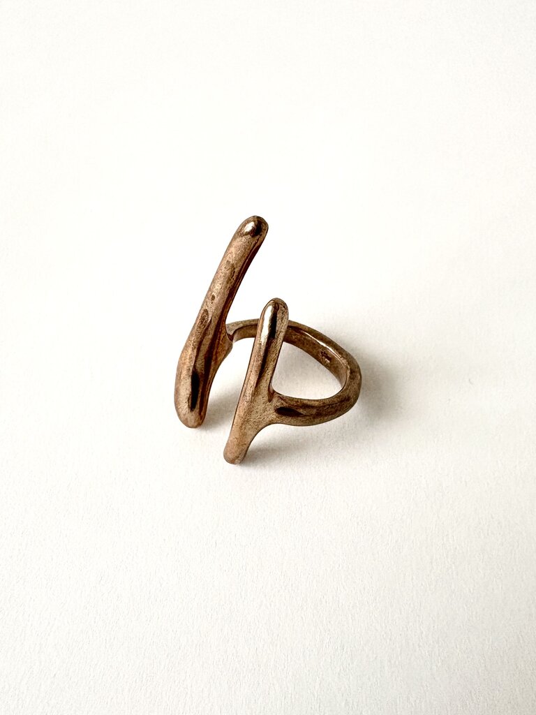 MONICA CASTIGLIONI 'A-BAMBOO' RING SIZE 6