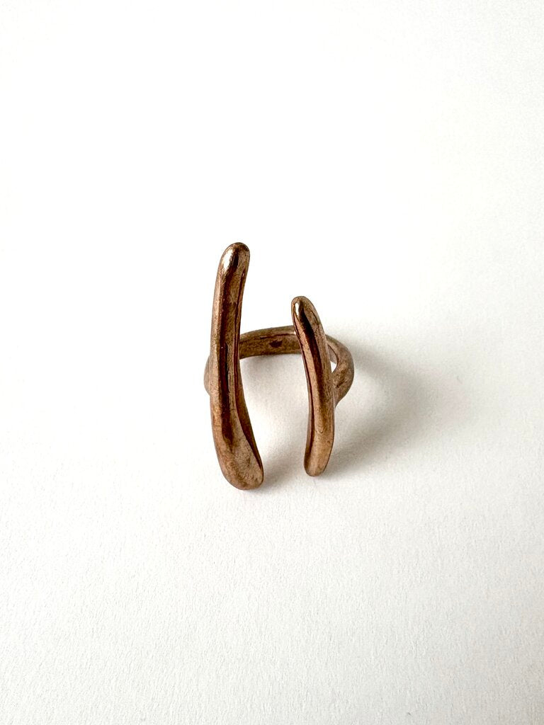 MONICA CASTIGLIONI 'A-BAMBOO' RING SIZE 6