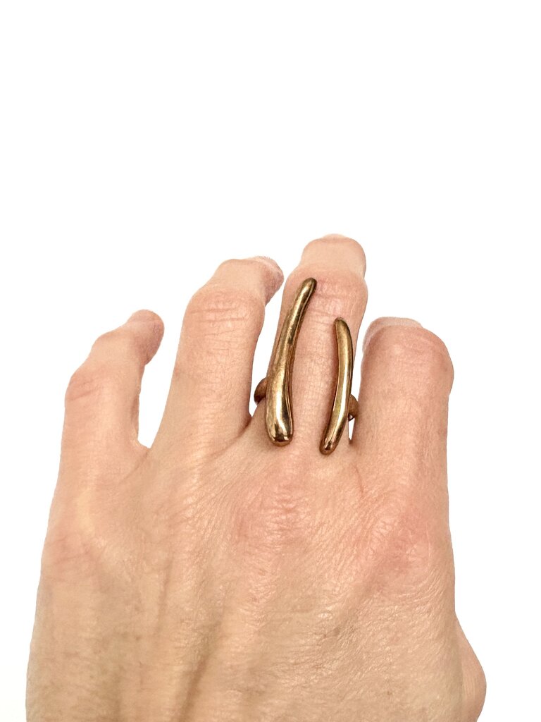 MONICA CASTIGLIONI 'A-BAMBOO' RING SIZE 6
