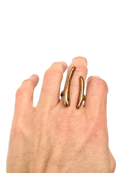 MONICA CASTIGLIONI 'A-BAMBOO' RING SIZE 6