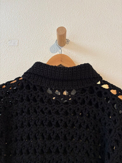 NIA THOMAS CROCHET POLO SIZE XLARGE