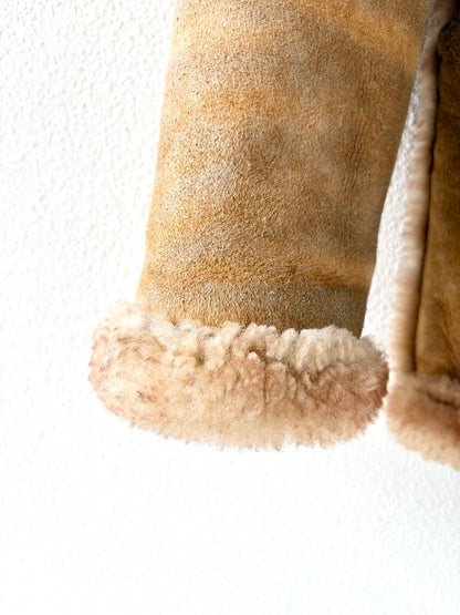 VINTAGE SHEARLING COAT SIZE SMALL