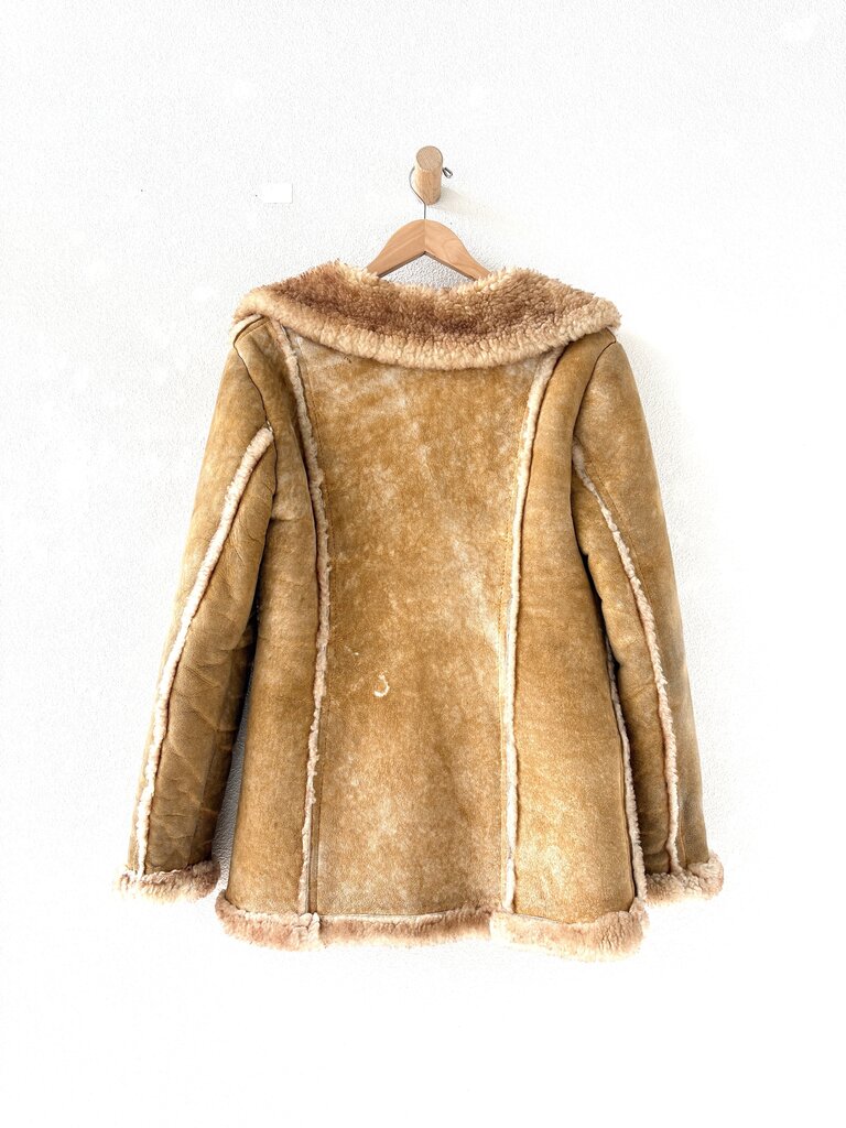 VINTAGE SHEARLING COAT SIZE SMALL