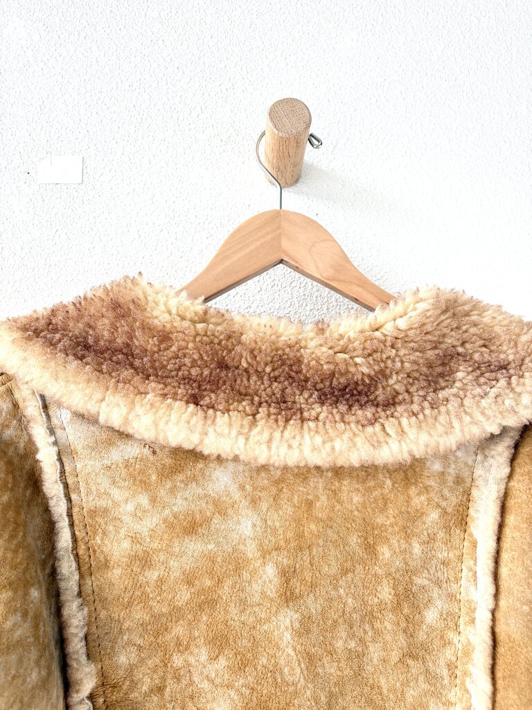 VINTAGE SHEARLING COAT SIZE SMALL