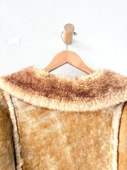 VINTAGE SHEARLING COAT SIZE SMALL