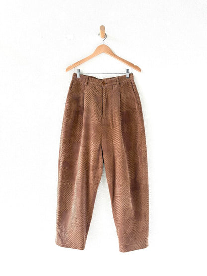 MINA PERHONEN 'LAND PUZZLE' CORDUROY PANTS SIZE 36