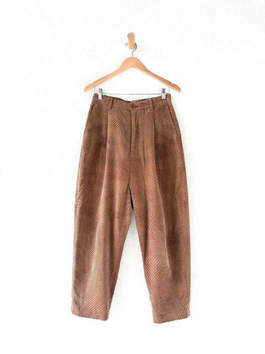 MINA PERHONEN 'LAND PUZZLE' CORDUROY PANTS SIZE 36