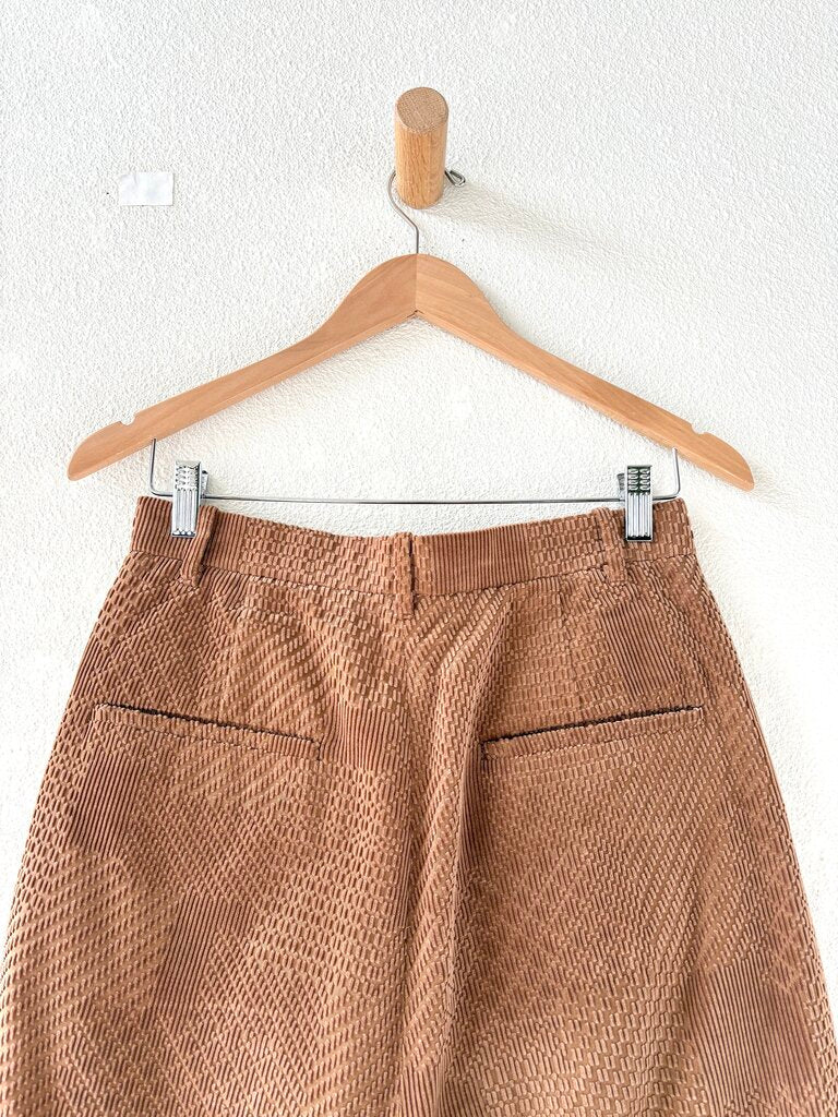 MINA PERHONEN 'LAND PUZZLE' CORDUROY PANTS SIZE 36