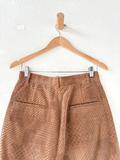 MINA PERHONEN 'LAND PUZZLE' CORDUROY PANTS SIZE 36