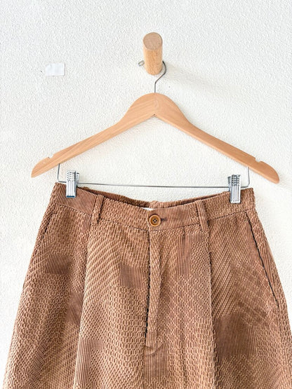 MINA PERHONEN 'LAND PUZZLE' CORDUROY PANTS SIZE 36