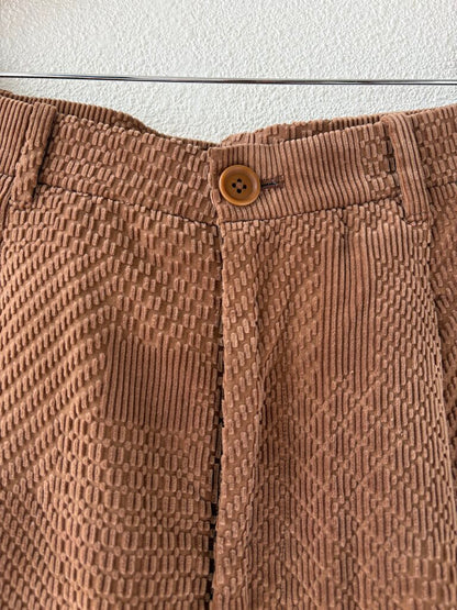 MINA PERHONEN 'LAND PUZZLE' CORDUROY PANTS SIZE 36