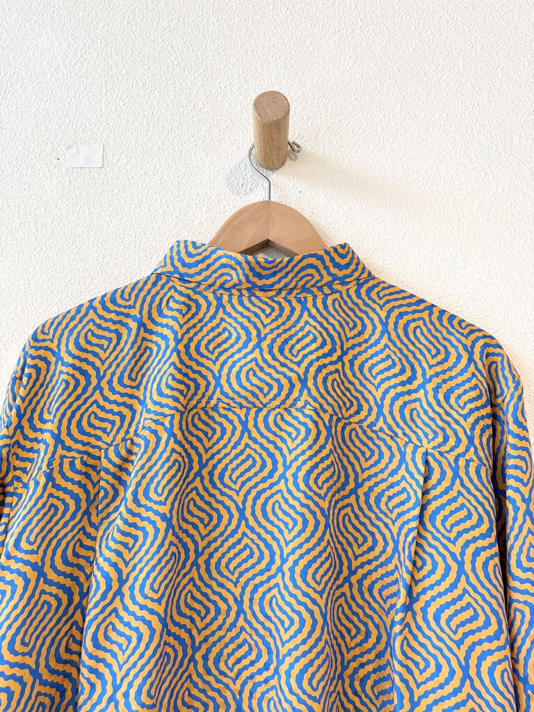ILANA KOHN SILK SHIRT SIZE 2X