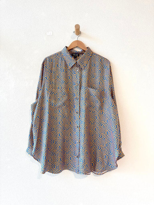 ILANA KOHN SILK SHIRT SIZE 2X