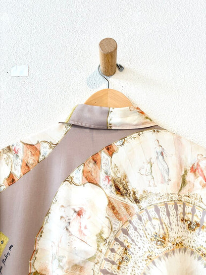 ACNE STUDIOS FAN PRINT SHIRT SIZE 52