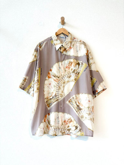 ACNE STUDIOS FAN PRINT SHIRT SIZE 52