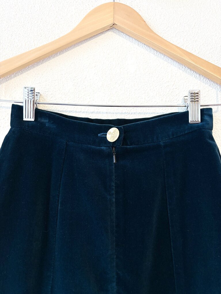 VINTAGE VIVIENNE WESTWOOD VELVET MINI SKIRT