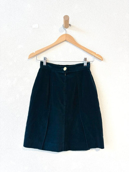 VINTAGE VIVIENNE WESTWOOD VELVET MINI SKIRT