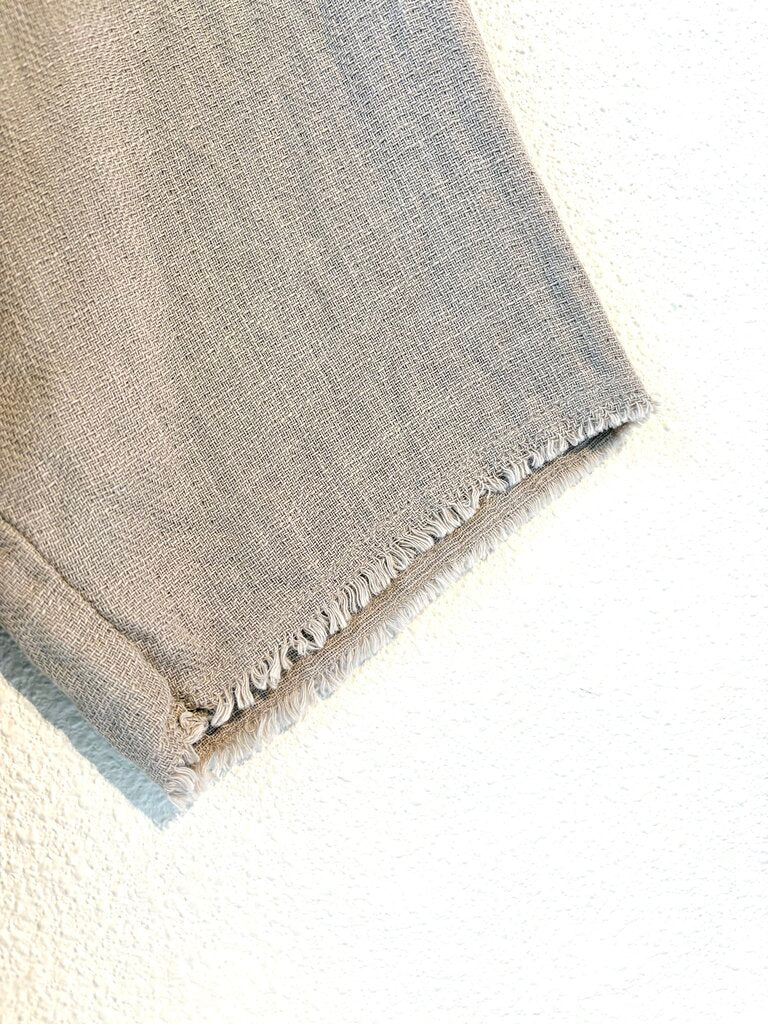 BLACK CRANE COTTON LINEN DRESS SIZE XSMALL