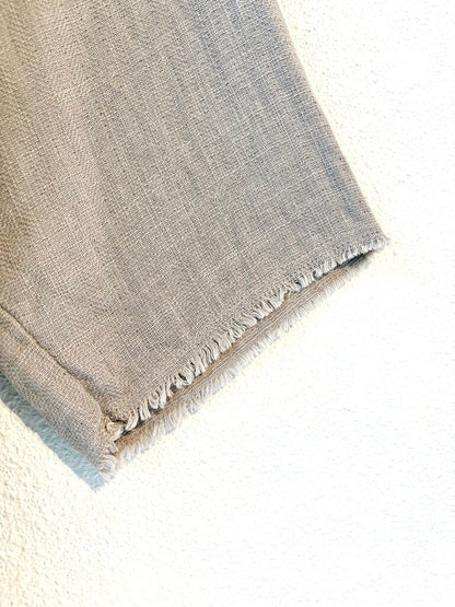 BLACK CRANE COTTON LINEN DRESS SIZE XSMALL