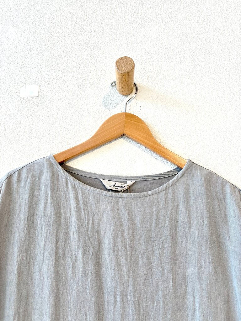 BLACK CRANE COTTON LINEN DRESS SIZE XSMALL