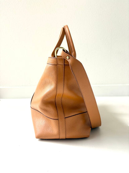 LOTUFF LEATHER WORKING TOTE