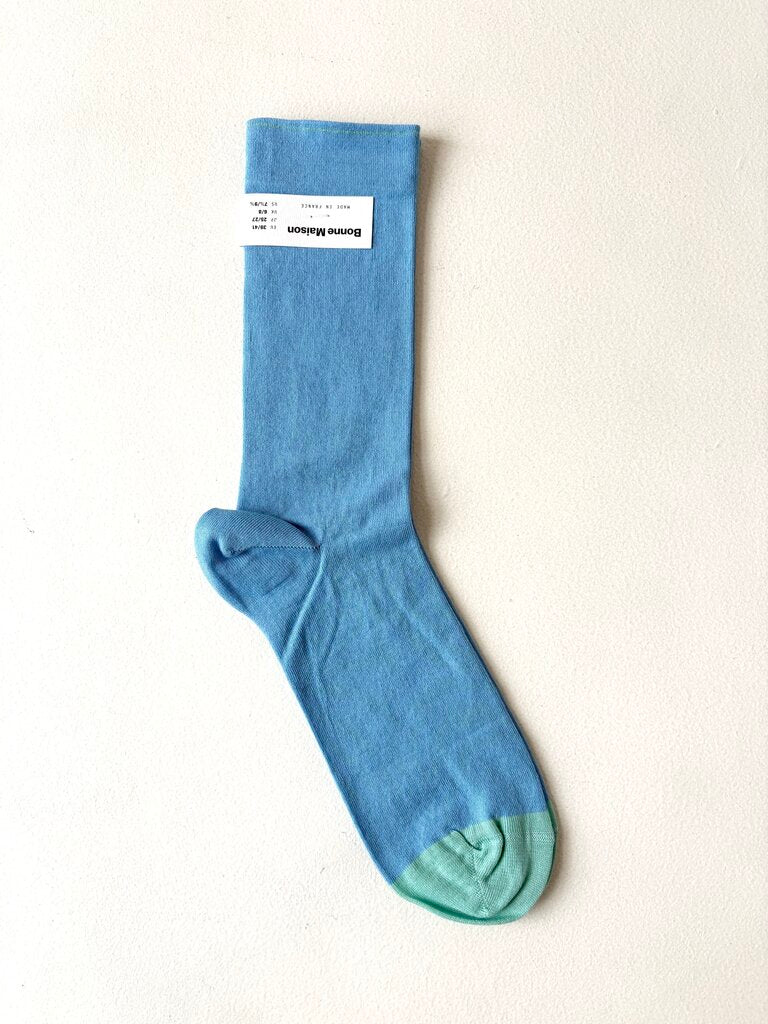 BONNE MAISON SKY BLUE SOCKS SIZE 39-41