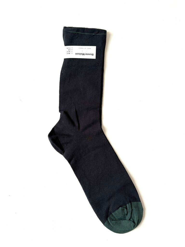 BONNE MAISON BLACK SOCKS SIZE 39-41