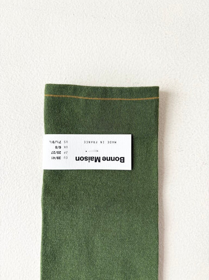 BONNE MAISON GRASS GREEN SOCKS SIZE 36-38