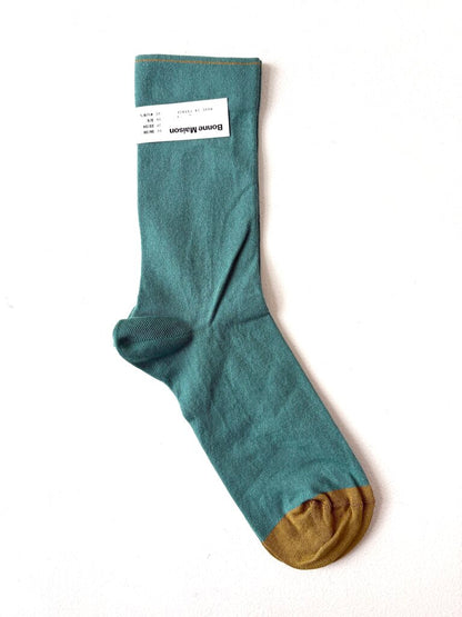 BONNE MAISON TEAL SOCKS SIZE 39-41