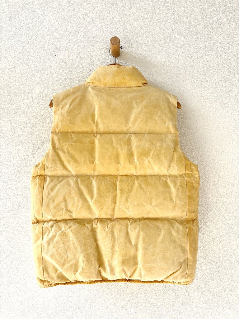 OLDERBROTHER WAXED PUFF VEST SIZE XXSMALL