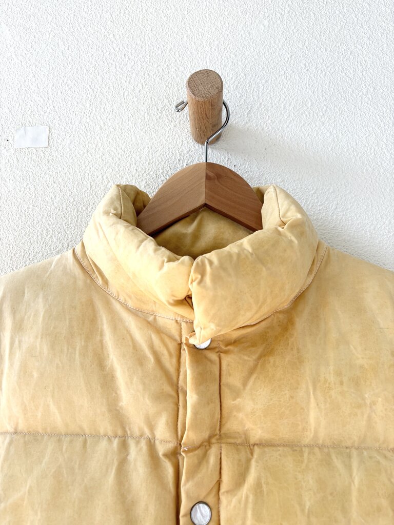 OLDERBROTHER WAXED PUFF VEST SIZE XXSMALL