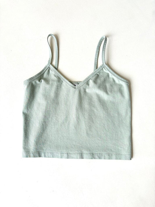 JUNGMAVEN SPAGHETTI TANK IN AGAVE SIZE MEDIUM