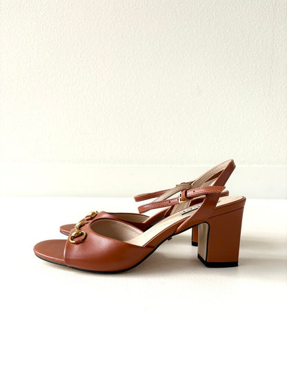 GUCCI 'HORSEBIT SANDALS' SIZE 40