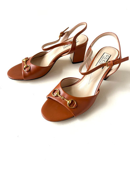 GUCCI 'HORSEBIT SANDALS' SIZE 40