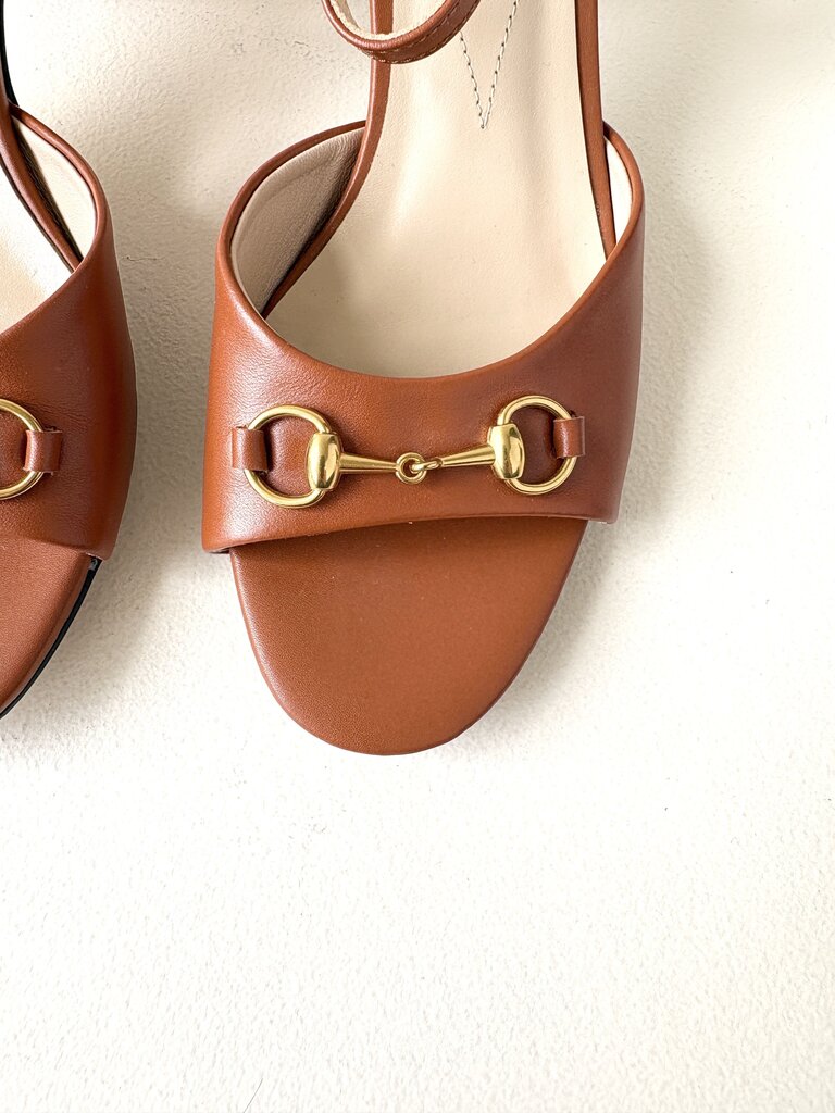 GUCCI 'HORSEBIT SANDALS' SIZE 40