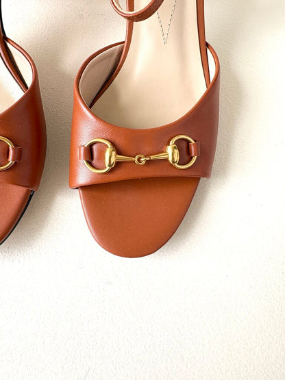 GUCCI 'HORSEBIT SANDALS' SIZE 40