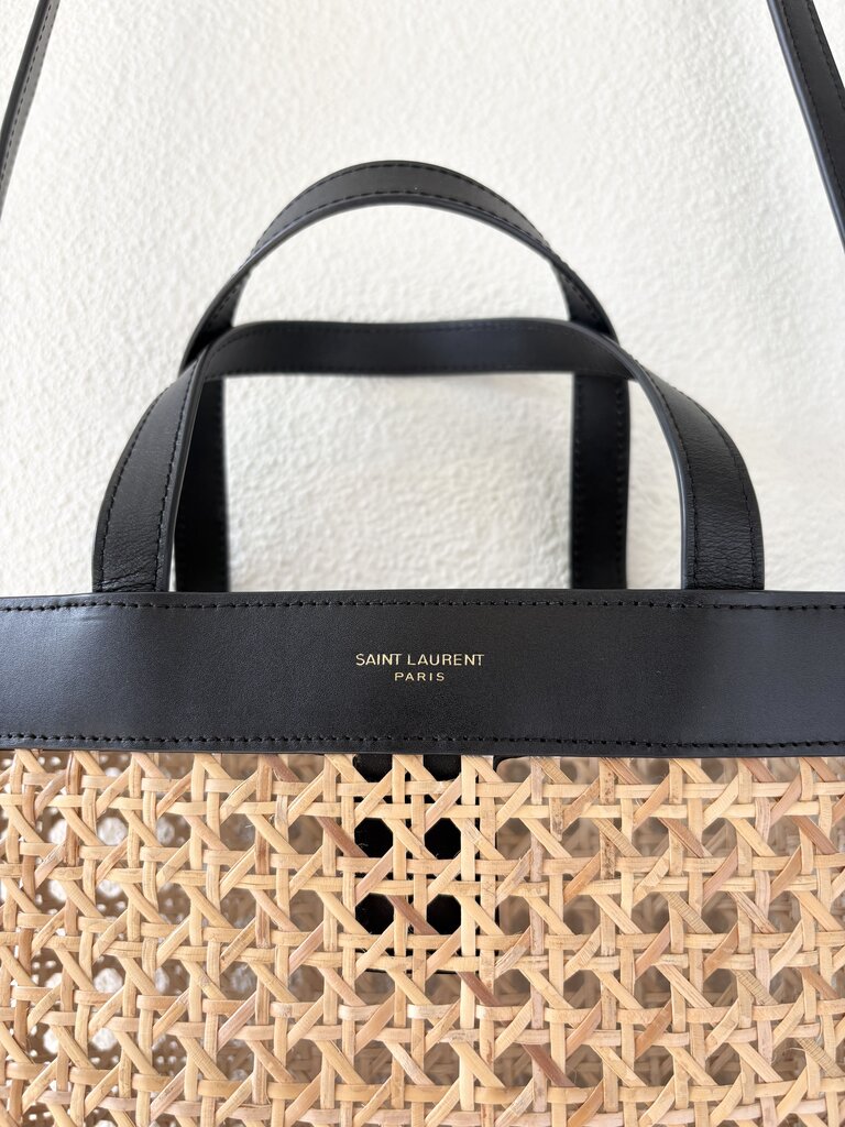 SAINT LAURENT NORTH SOUTH SHOPPING TOTE