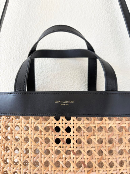 SAINT LAURENT NORTH SOUTH SHOPPING TOTE