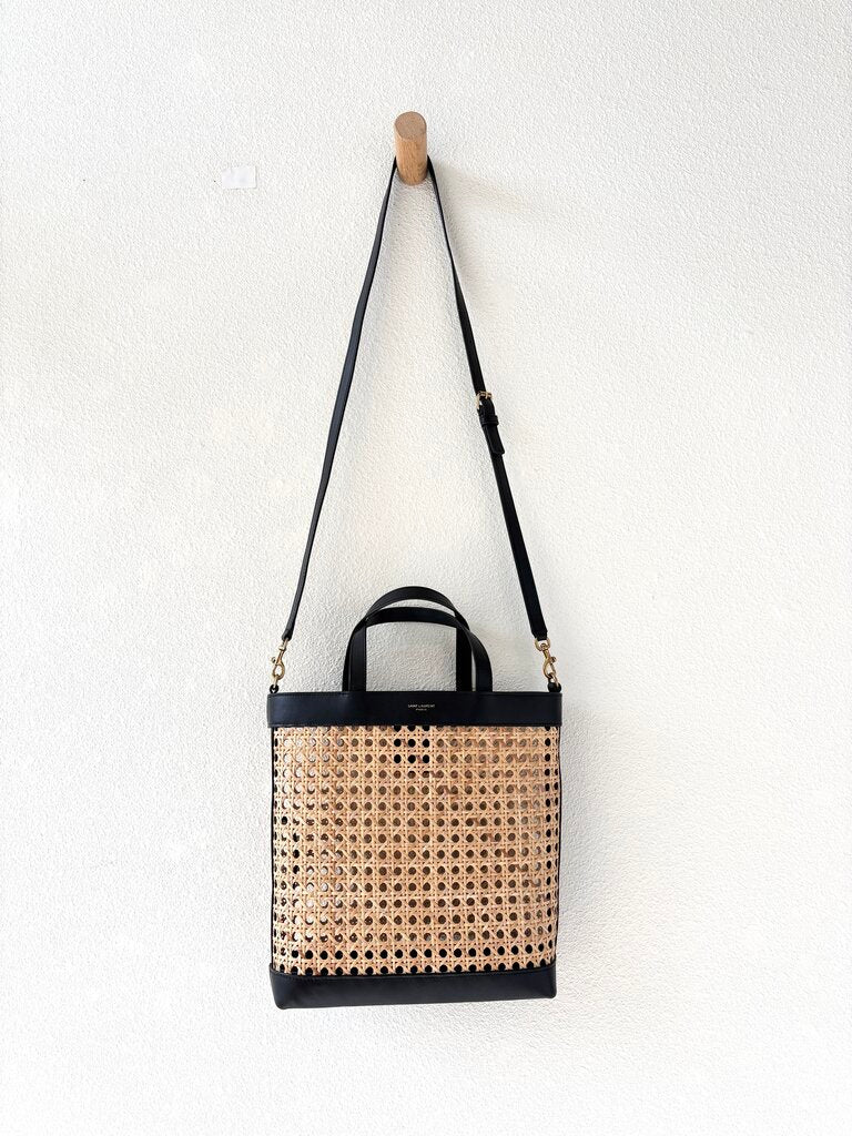 SAINT LAURENT NORTH SOUTH SHOPPING TOTE