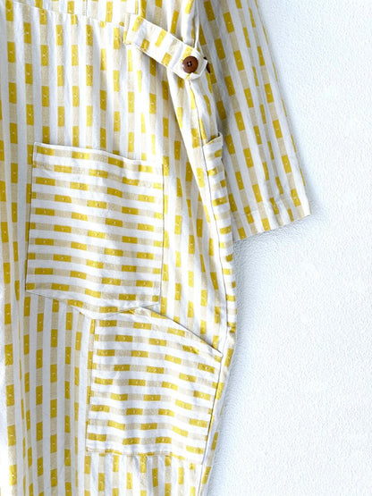ILANA KOHN DASH PRINT COVERALL SIZE 2X